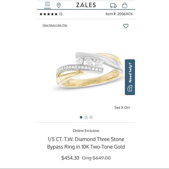 10k gold diamond ring - Picture 6 of 6